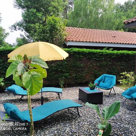 Chalet Camping Les Vignes Lit-et-Mixe Exterior foto