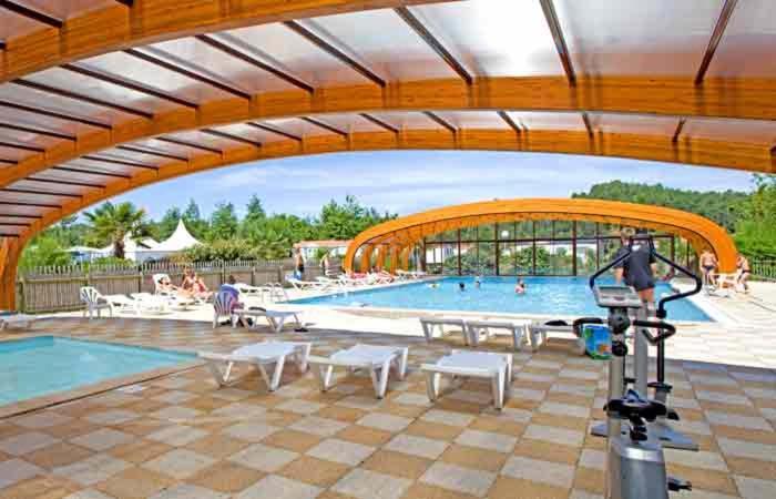 Chalet Camping Les Vignes Lit-et-Mixe Exterior foto
