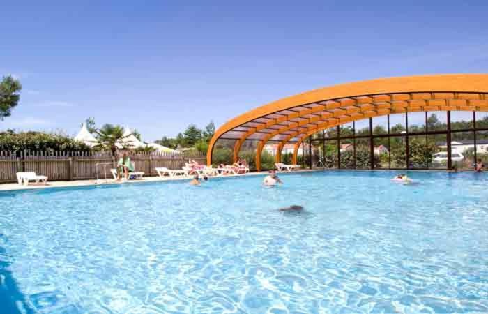 Chalet Camping Les Vignes Lit-et-Mixe Exterior foto