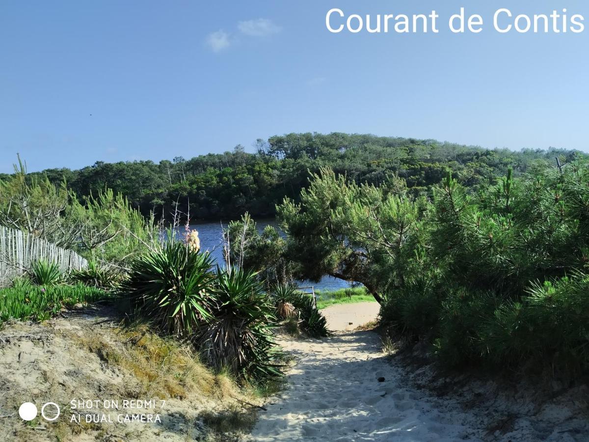 Chalet Camping Les Vignes Lit-et-Mixe Exterior foto