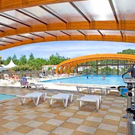 Chalet Camping Les Vignes Lit-et-Mixe Exterior foto