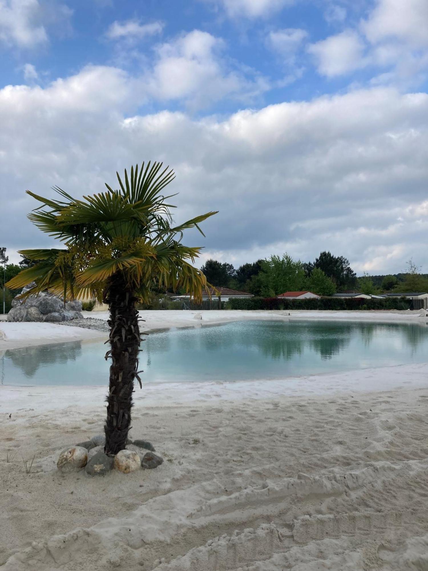 Chalet Camping Les Vignes Lit-et-Mixe Exterior foto